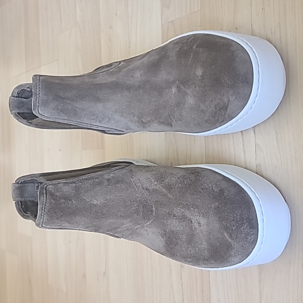 VINCE (NEW) Warren Chelsea Slip-on Platform Suede Boots, Size EU 36.5/ US6.5 - Picture 4 of 10